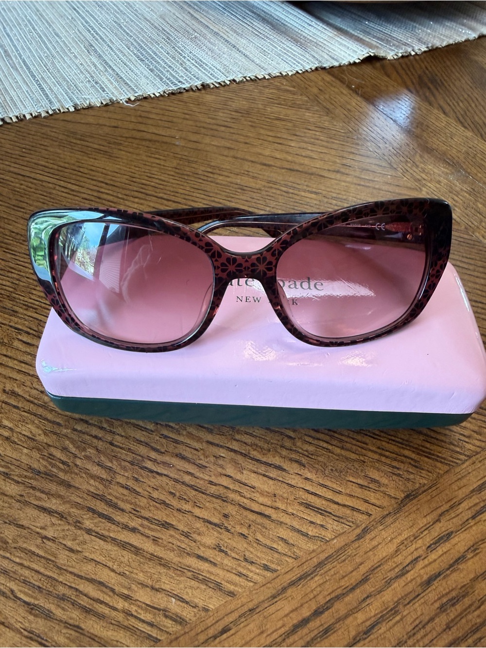 Kate Spade Pink Cat Eye Sunglasses